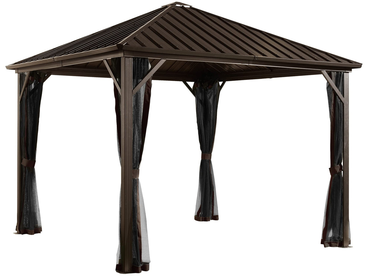 Sojag Outdoor 8' x 8' Dakota Hardtop Gazebo Outdoor Sun Shelter Sojag