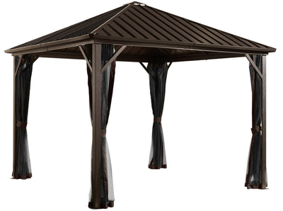 Sojag Outdoor 8' x 8' Dakota Hardtop Gazebo Outdoor Sun Shelter