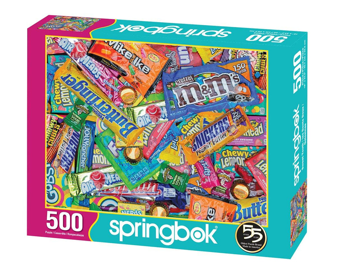 Springbok's 500 Piece Jigsaw Puzzle Sweet Tooth, Multi Springbok