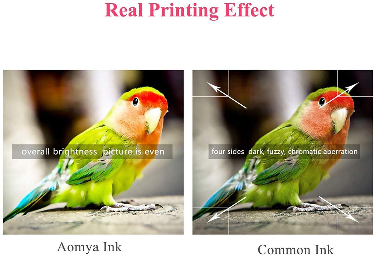 Aomya Universal Dye Ink Refill Kit for HP Canon EPN Brother Lexmark Refill kit Compatible Cartridges Refillable Cartridge CISS CIS System 4 Color Set (3BK, C, M, Y) Aomya