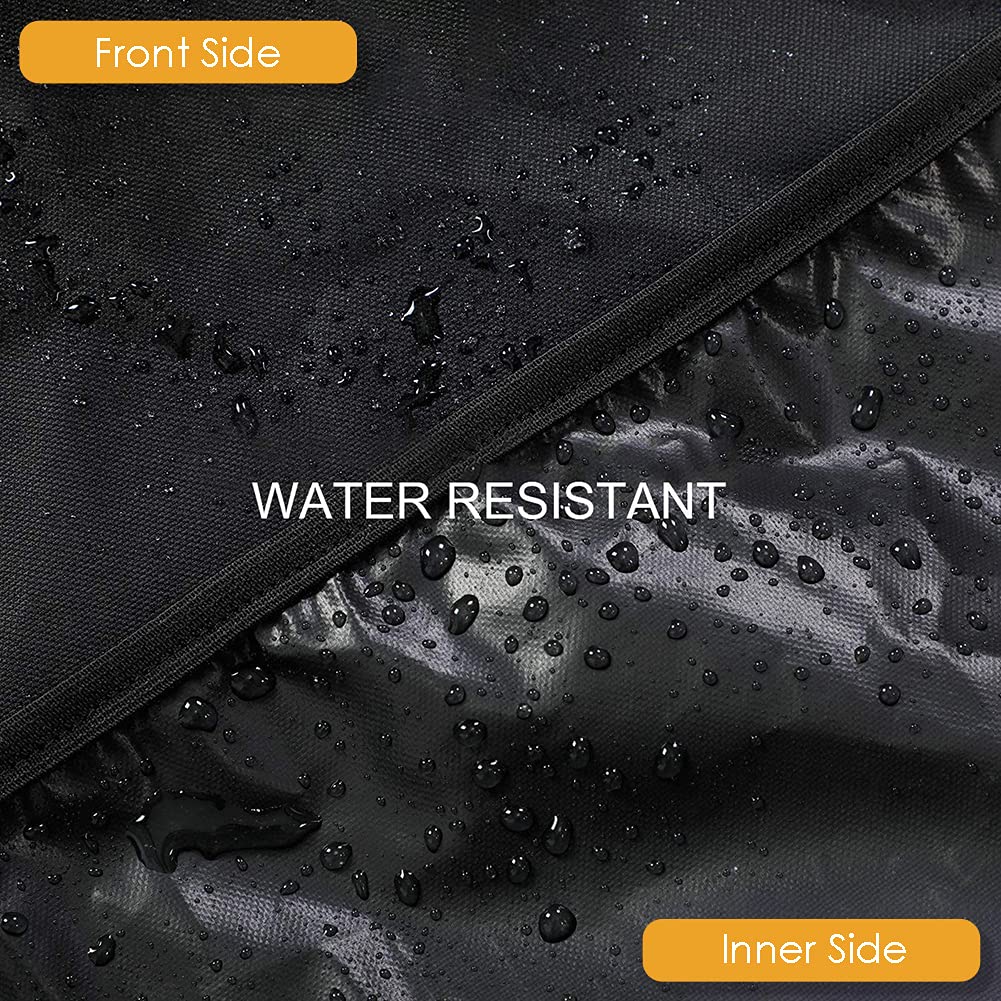 COOSOO Shuffleboard Table Cover Waterproof Outdoor 9FT 12FT 14 FT Shuffleboard Table Cover Weather Resistant Dustproof Furniture Protective Black COOSOO