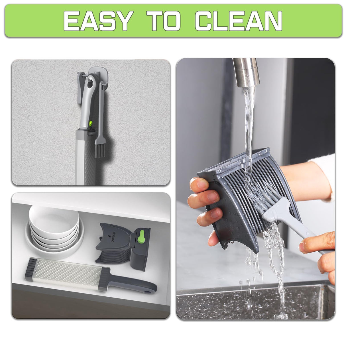 ONCE FOR ALL Fresh Meat Slicer Cleaver Kitchen Knife Set For Meat Slicing Shredding, Manual Meat Cutter Food Slicer For Beef Pork Mutton For Home Cooking BBQ Hot Pot ONCE FOR ALL