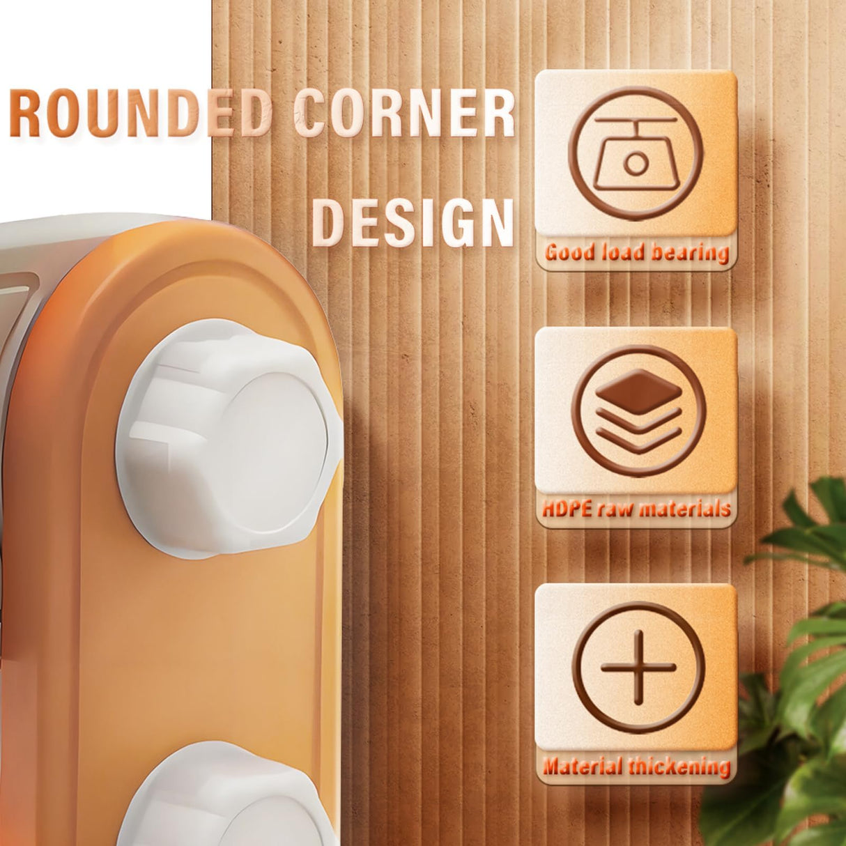 HTWELL Toddler Climbing Toys,Kids Pikler Triangle Set,Montessori Play Gym,Multifunction Foldable Indoor Climbing Gym for Kids(Orange) HTWELL