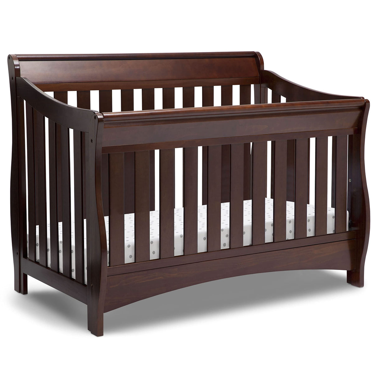 Delta Children Bentley S Series 4-in-1 Convertible Baby Crib, Chocolate Delta Children
