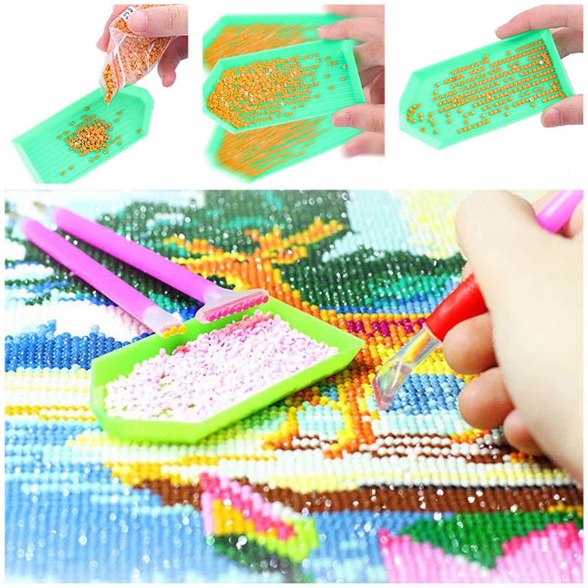 Instarry DIY 5D Diamond Painting Kits Full Drill Buddha Statue Mosaic Embroidery Wall Decor for Bedroom Living Room Arts and Crafts 31.5x23.6 inch Instarry