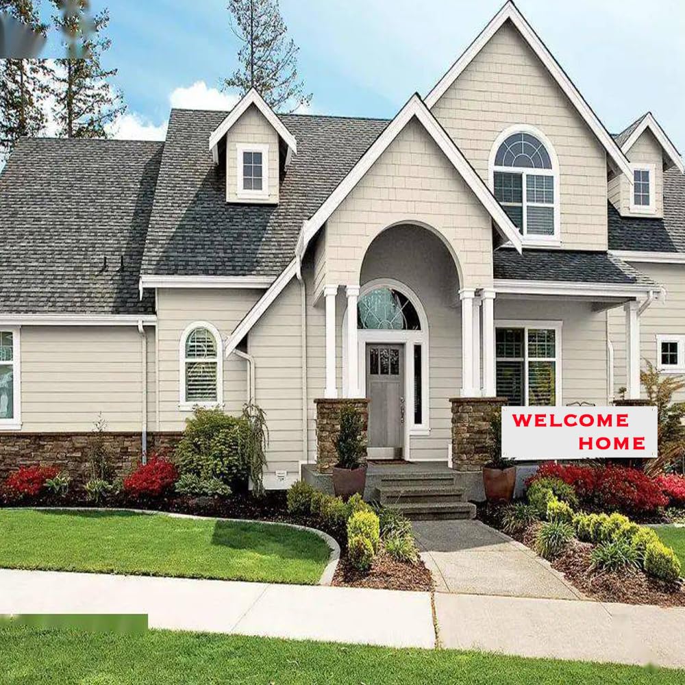 2 Sets 3.3 x 6 Ft Paintable Polyester Blank Banner, Blank Banner Signs, Blank Polyester Cloth Banner with Hanging Rope for Indoor Outdoor Decor (White) Wzttdm