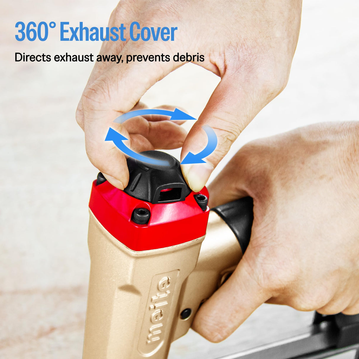 meite MP635B Pin Nailer, Pneumatic 23 Gauge Pin Nailer, Air Micro Pin Nail Gun, Fits 1/2" to 1-3/8" 23 Gauge Pin Nails, Ideal for Paneling, Small Trim, Fine Molding, and Craft Work meite