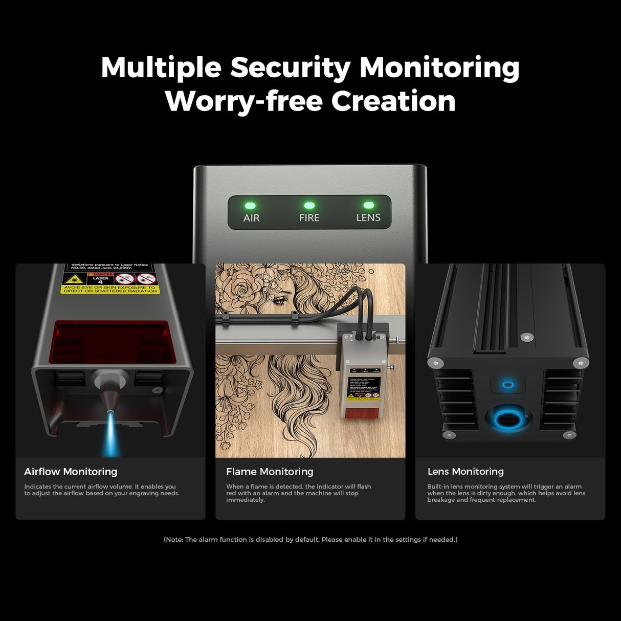 Creality Falcon2 Pro 22W Laser Engraver - Laser Cutter with Integrated Enclosure, Intelligent Camera, 500mm/s, Air Assist, Laser Cutter and Engraver Machine for Batch Process Wood, Acrylic and Metal Creality