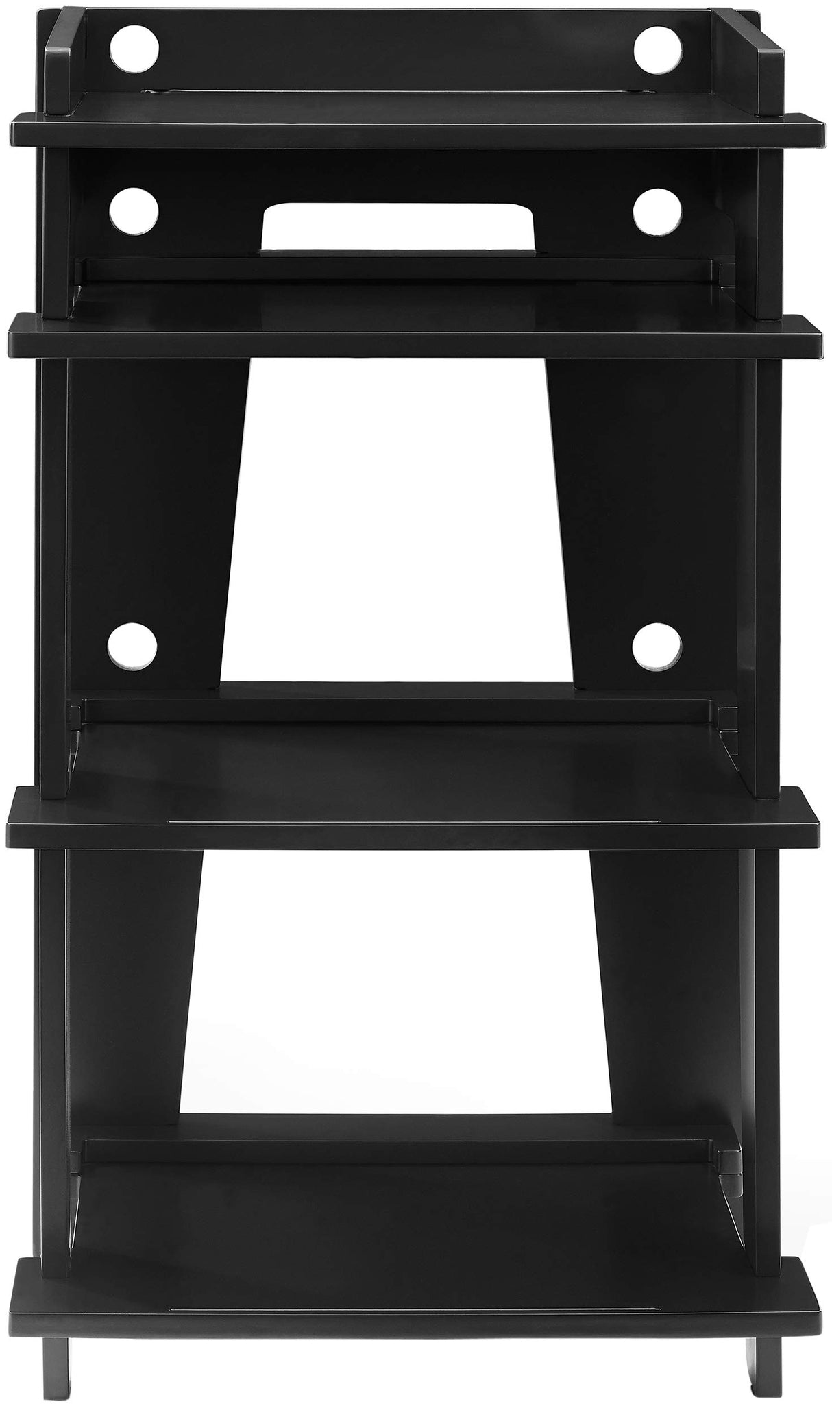 Crosley Furniture Soho Record Player Stand, Media Console with Vinyl Storage, Modern Home Organizer, Black Crosley Furniture