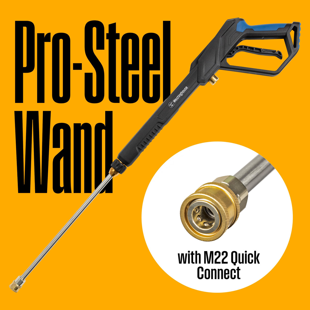 Westinghouse ePX3100 Electric Pressure Washer, 2300 Max PSI 1.76 Max GPM with Anti-Tipping Technology, Onboard Soap Tank, Pro-Style Steel Wand, 5-Nozzle Set, for Cars/Fences/Driveways/Home/Patios Westinghouse