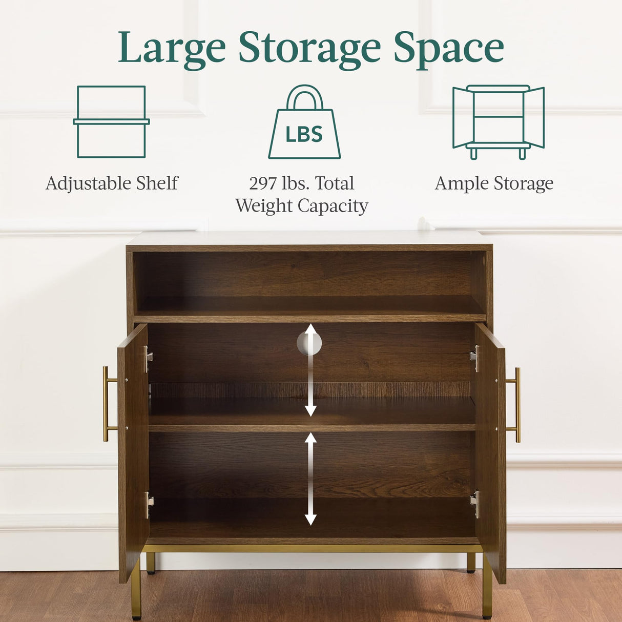 Best Choice Products Rattan Sideboard Buffet Cabinet, Entryway Table, Accent Storage Cabinet, Console Table for Hallway, Living Room, Dining Room - Brown Best Choice Products