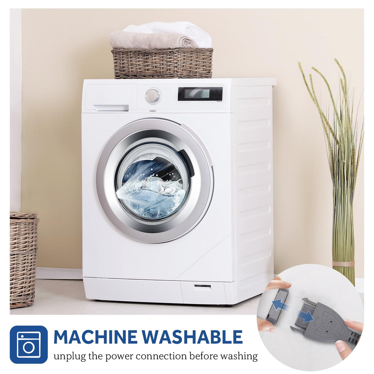 Sealy Electric Mattress Pad King Size, 10 Heating Settings Heated Mattress Pad, Bed Warmer with Dual Controller & Auto Off 1-12 Hours, Fit Up to 17 Inch, Machine Washable, 78"x80" Sealy