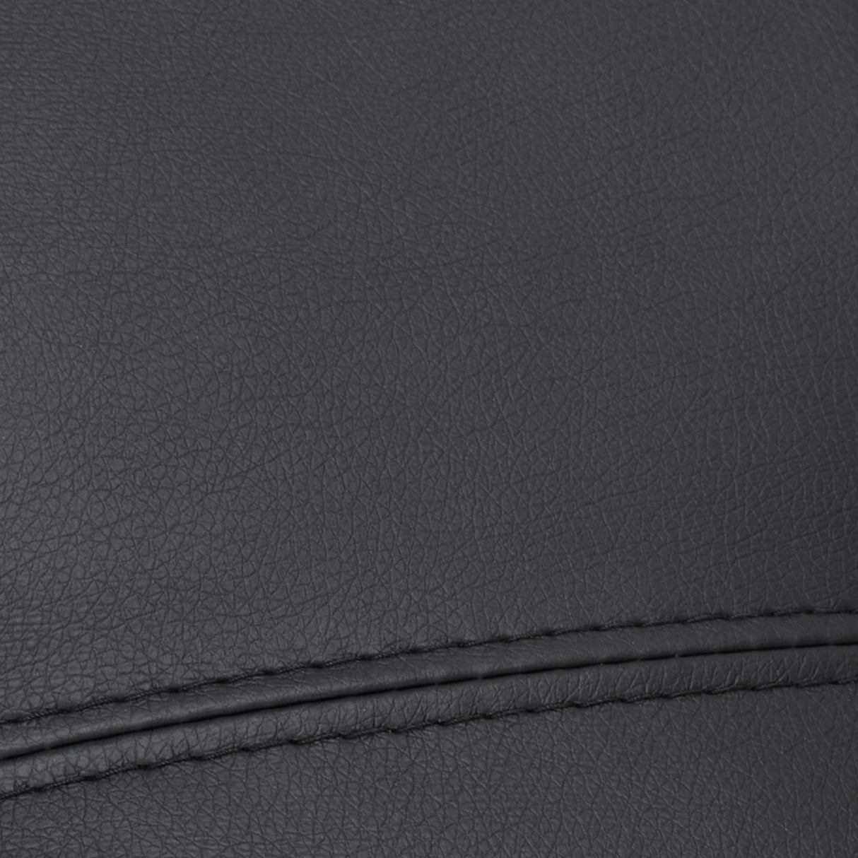 MCombo Manual Swivel Recliner with Ottoman, Chair Ottoman Set for RV Small Spaces, Living Room, Bedroom, Office 9019 4919 (Faux Leather, Black) MCombo