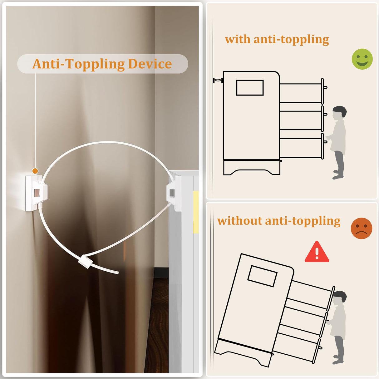 White Dresser for Bedroom with 6 Drawers, LED Dressers & Chests of Drawers with Power Strip, Modern Dressers Wide Storage for Bedroom Closet Whalefall