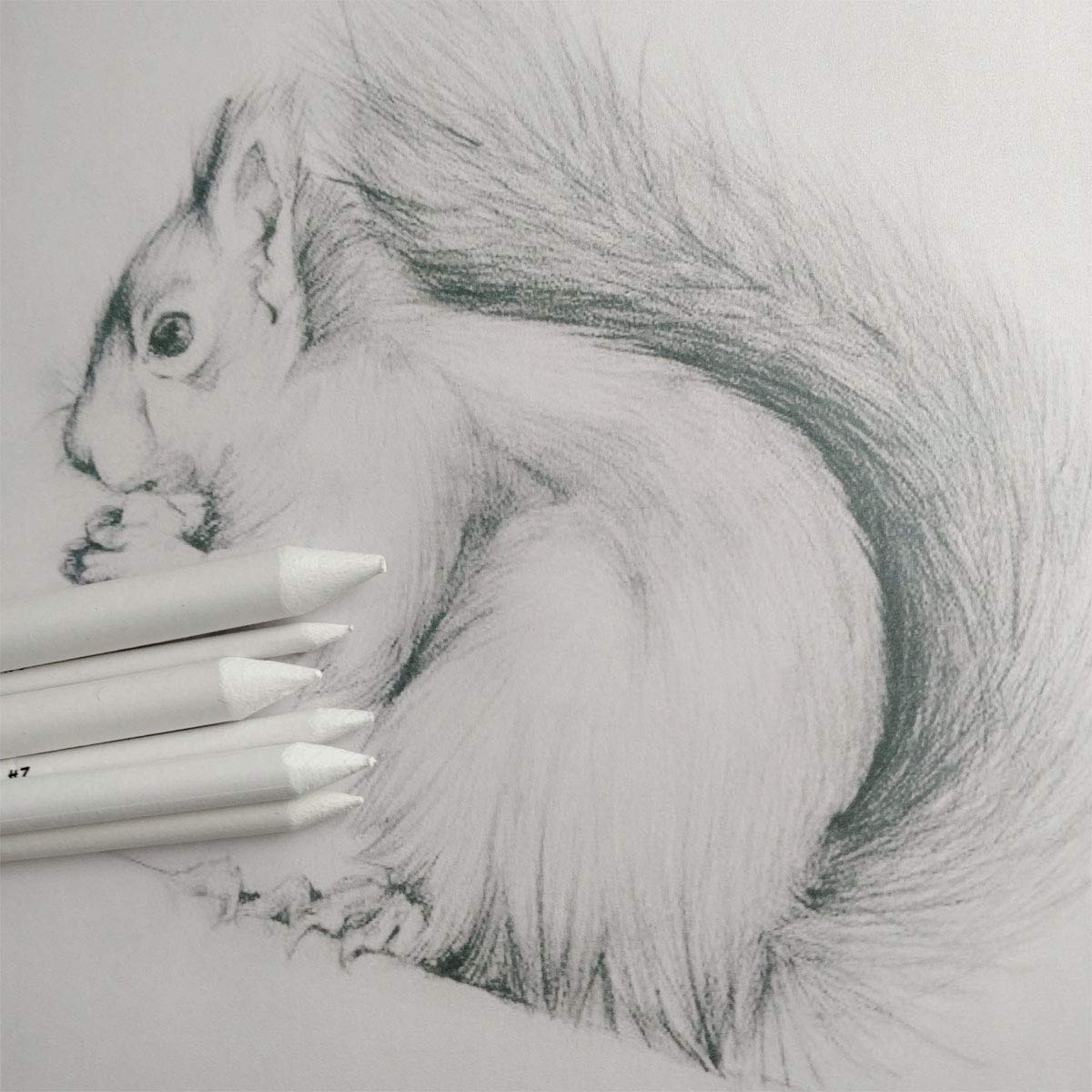 6 PCS Blending Stumps and Tortillions, Sketch Drawing Tools, Paper Art Blenders for Student Sketch Drawing yuntop