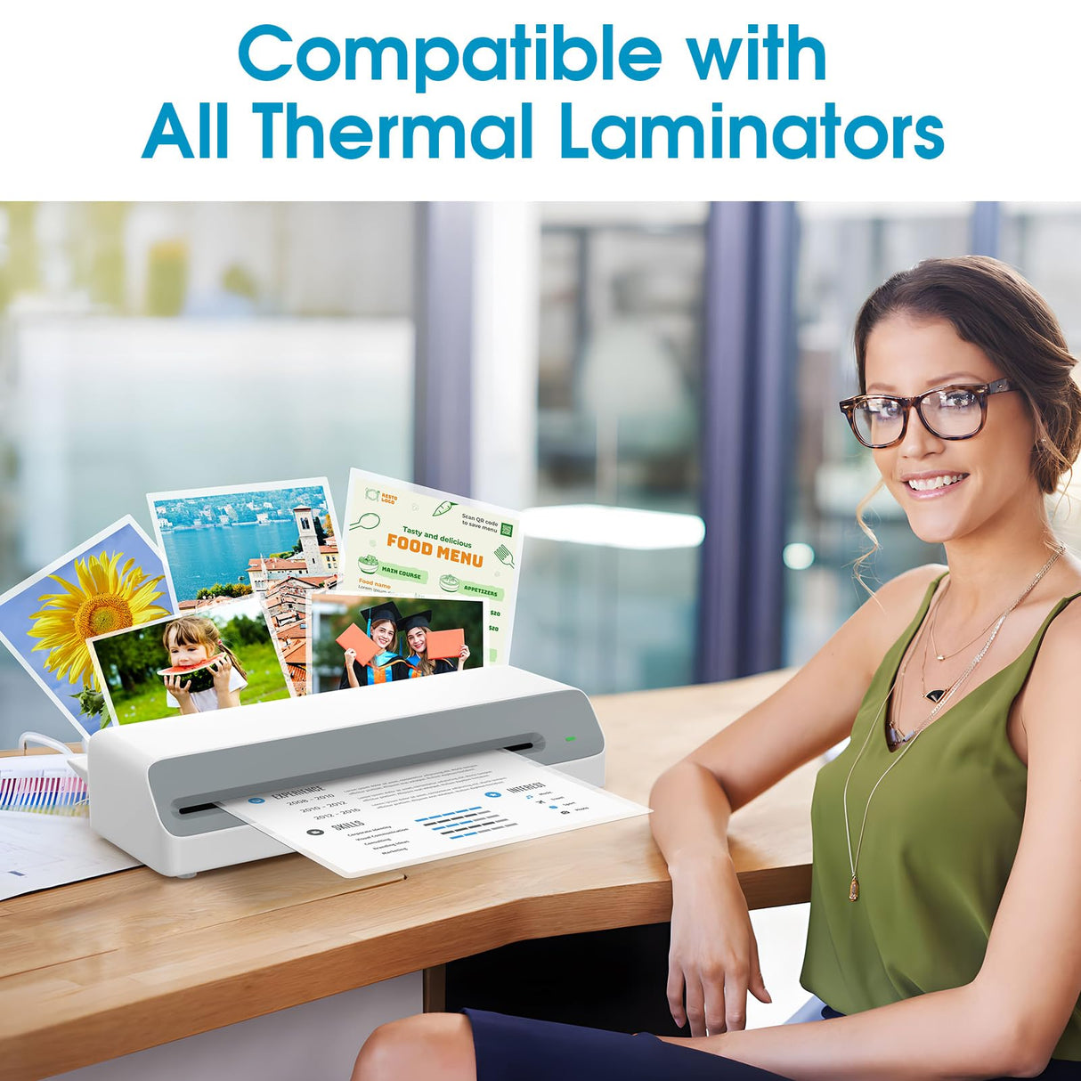 KTRIO Laminating Sheets, Hold 8.5 x 11 inches Sheets, 200 Pack, 3 Mil Clear Thermal Laminate Pouches for Laminator, 9 x 11.5 inch Lamination Paper for School, Home & Office KTRIO