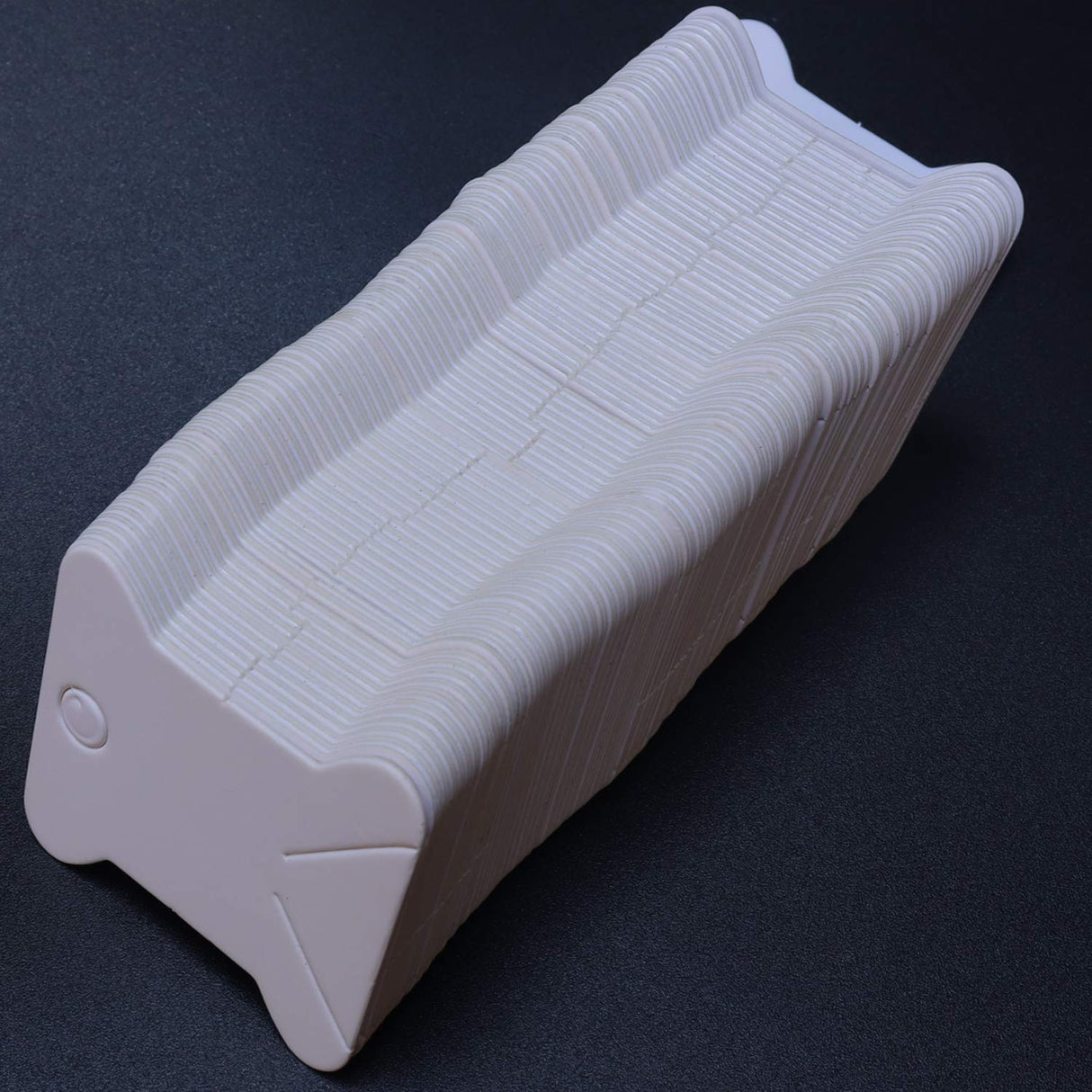 Embroidery Floss Bobbins-Paper Cross Stitch Embroidery Thread Organizer Cardboard -Floss Bobbins- Crafts Floss Bobbins -165 Thread Bobbin Cards (White) MOYYON