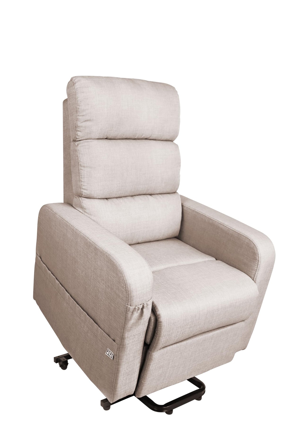 PEPE Mobility - Power Lift Recliner Chair for Elderly (Linen Fabric) with Remote Control, Beige PEPE Mobility