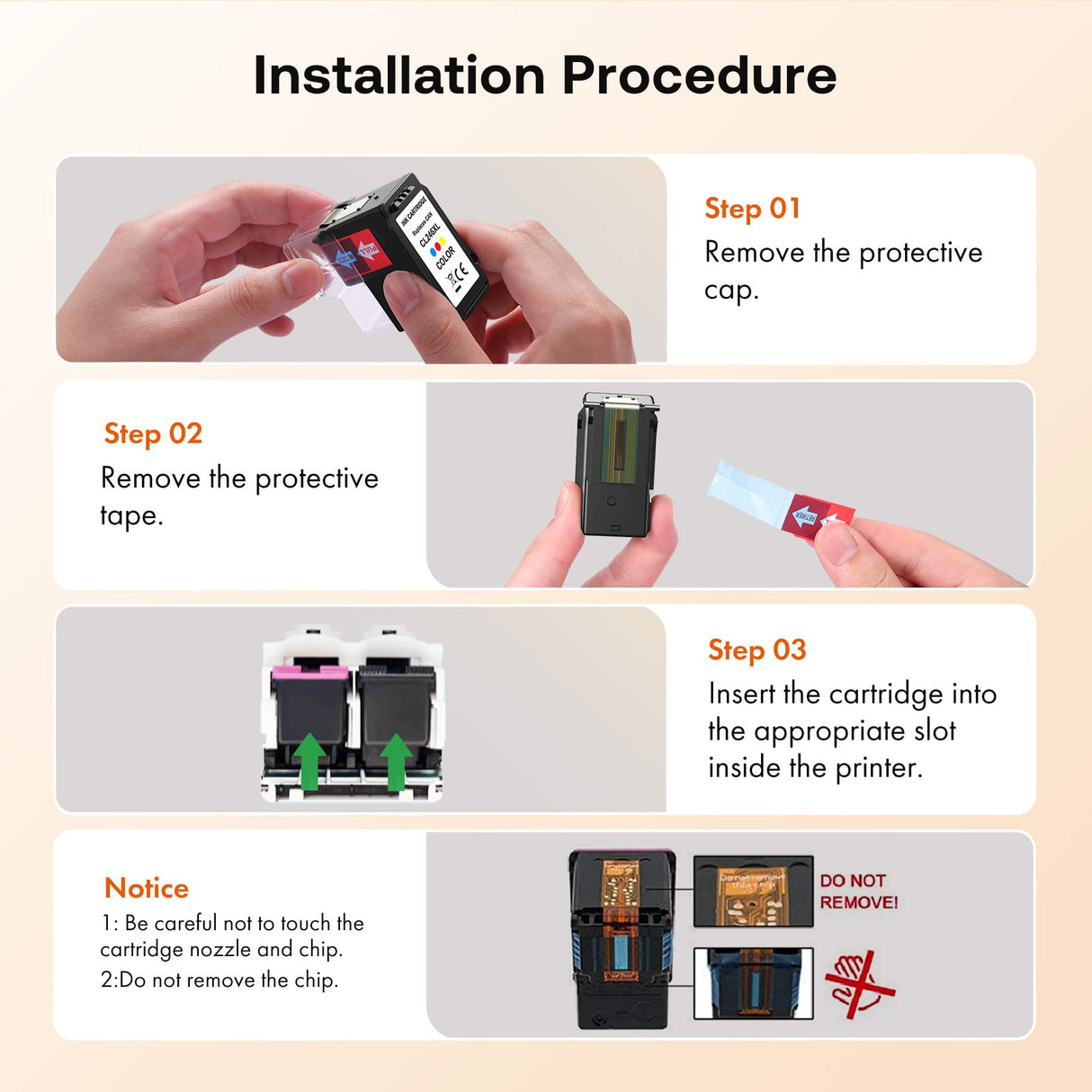 Abfray Remanufactured Ink Cartridge Replacement for Canon 245XL 246XL for PIXMA MG2420 MG2520 MG2522 MG2525 MG2920 MG2922 MG2924 MG3020 TR4520 1245 Printer (1 Black, 1 Color, 2 Pack) Abfray