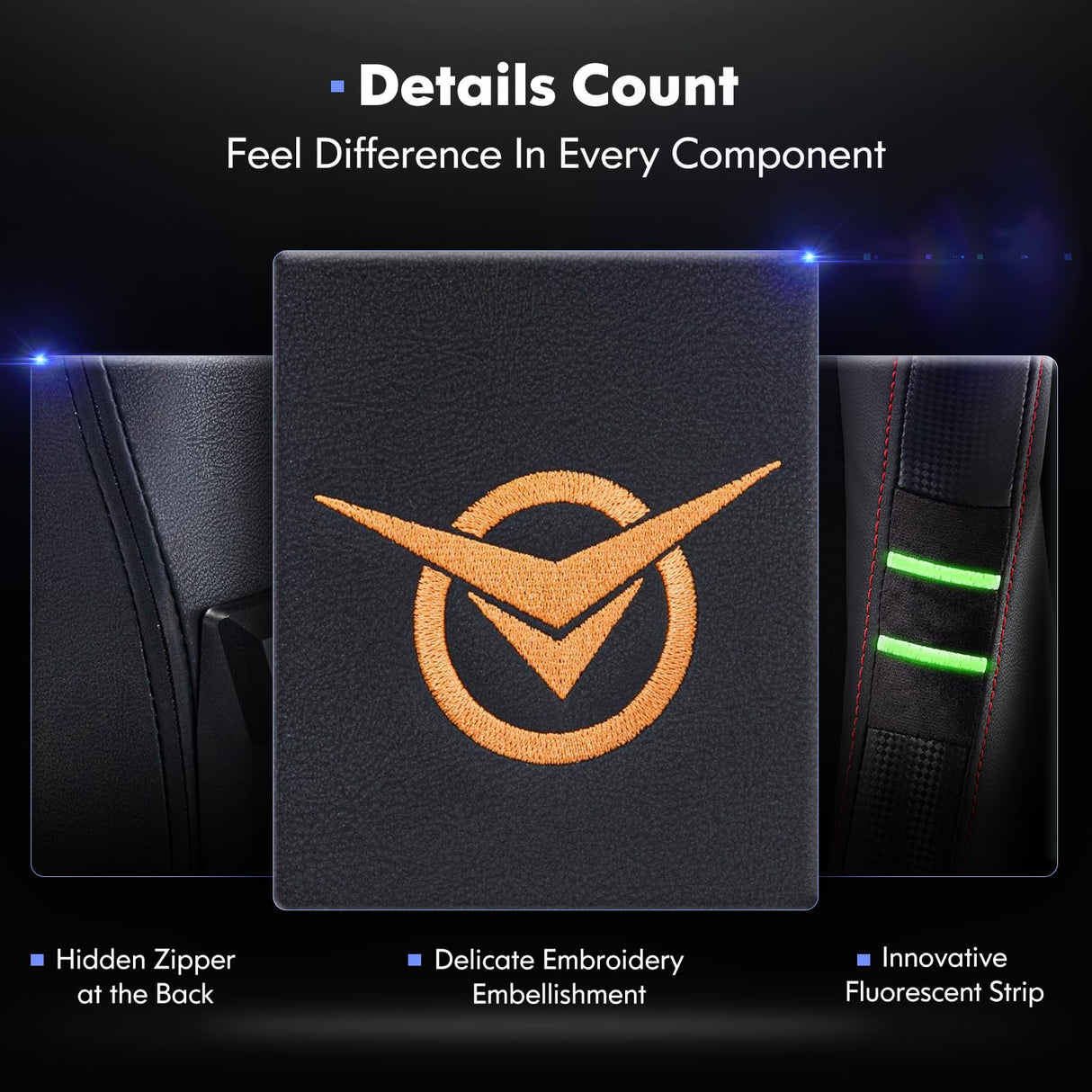 Big and Tall Gaming Chair with Footrest 350lbs, Computer Gamer Chair, High Back PC Gaming Chairs with Wide Seat, Lumbar Support, Armrest for Adults-Black COLAMY