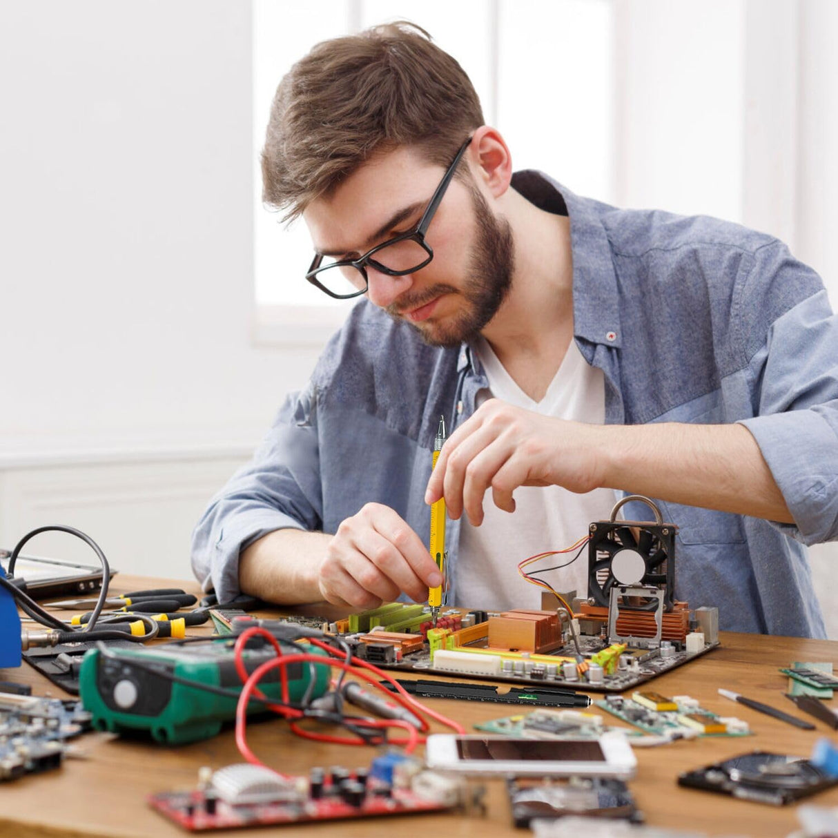 Gifts for Men, Stocking Stuffers for Adults Men, Multi-Tool Pen Set Fathers Day Dad Gifts from Daughter Son Wife, Birthday Christmas White Elephant Gifts, Multitool Gadgets for Men Husband Him Grandpa Jishi