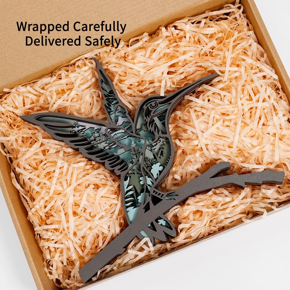 3D Wooden Animal Carving LED Night Light, Wood Carving Light, Modern Home Decoration, Decorative Tables, Cabinets, Living Rooms, Bedrooms, Offices, Farmhouses, Bookshelves, Perfect Holiday Gifts Tivisiy