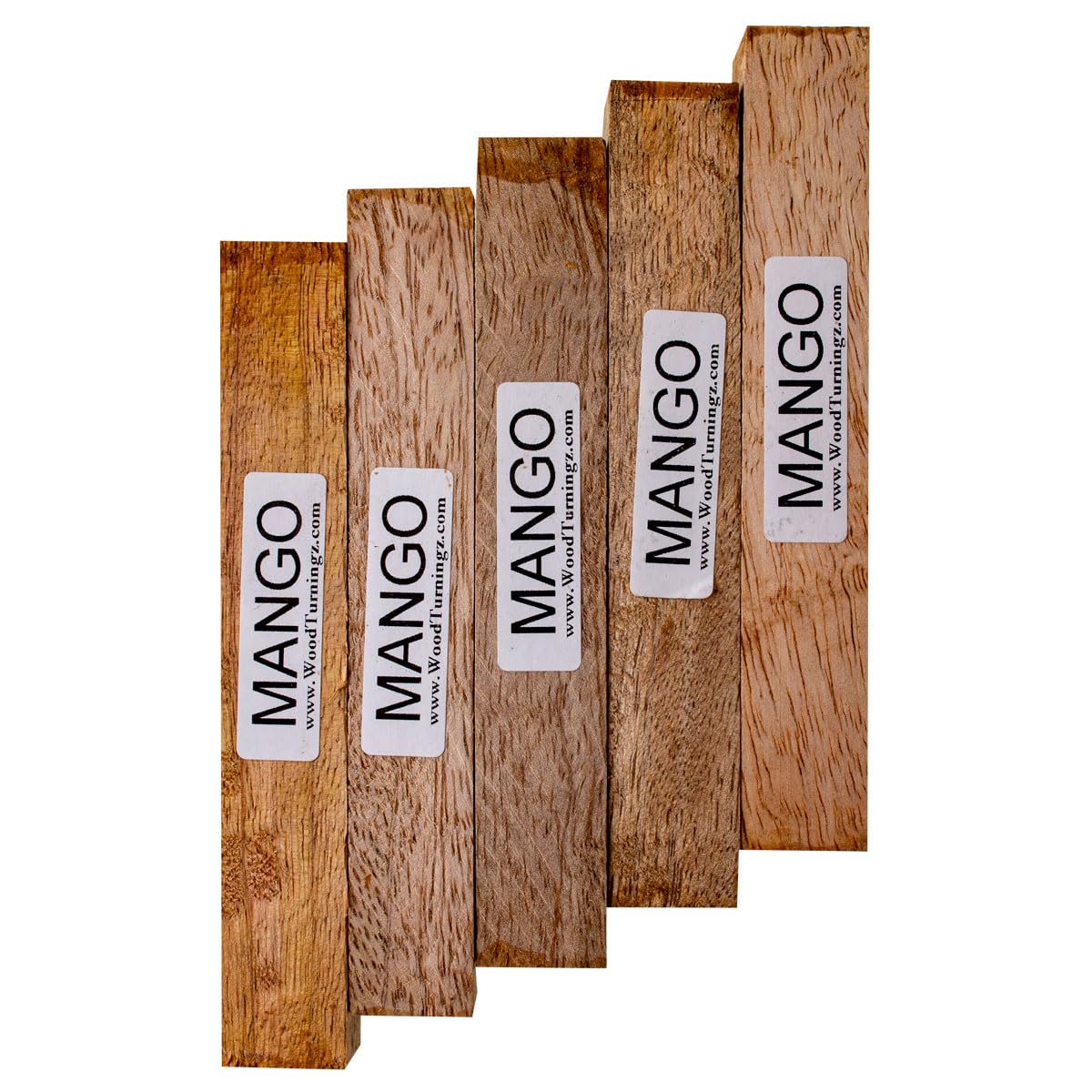 Mango Wood Pen Blanks (5-Pack) WoodTurningz