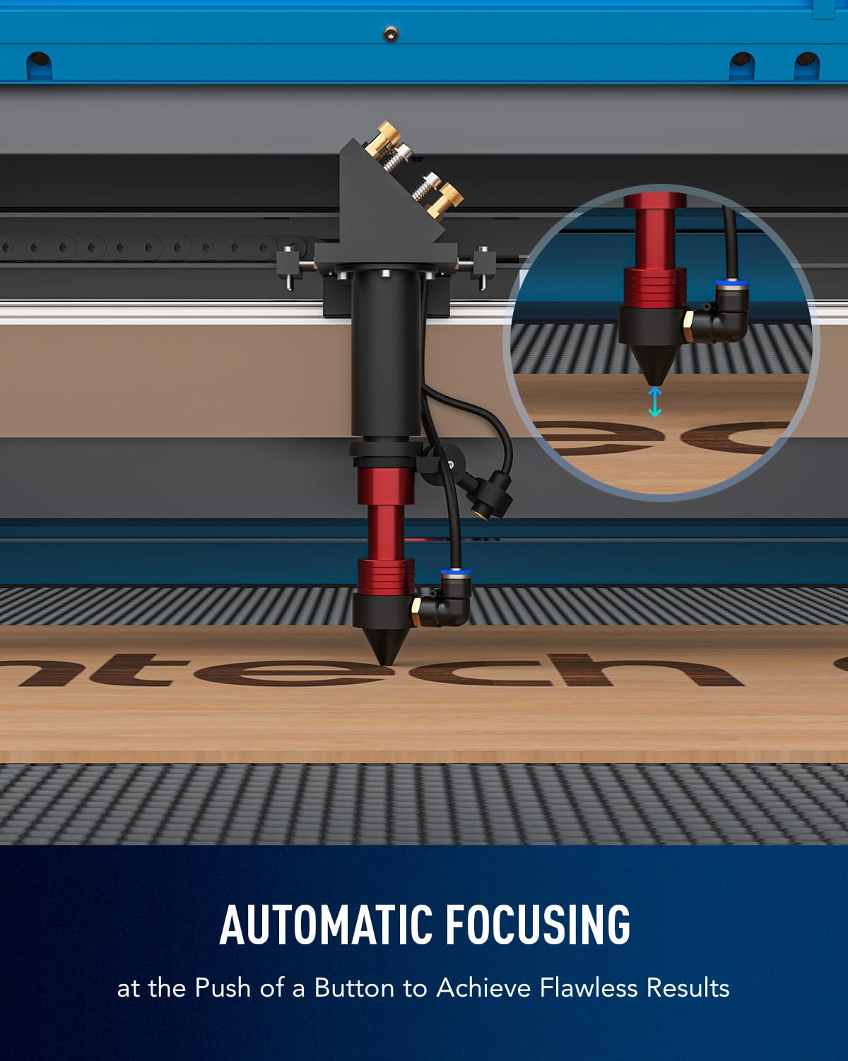 OMTech 150W CO2 Laser Engraver, 40x63 Inch Laser Cutting Machine with Autofocus Autolift 3 Way Pass Air Assist Caster Wheel, Industrial Laser Cutter Engraving Etching Machine for Wood Glass Acrylic OMTech