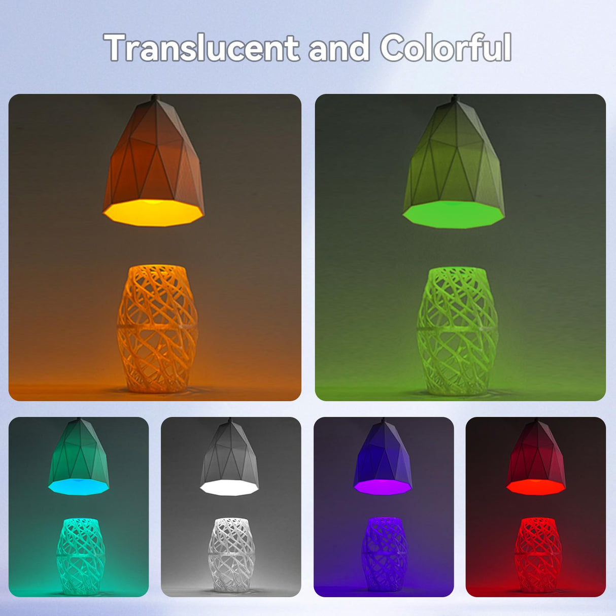 Official Creality Hyper PETG Filament Clear 1.75mm, High Speed 600mm/s 3D Printer Filament PETG, 1kg(2.2lbs)/Spool, Dimensional Accuracy ± 0.05 mm (Transparenrt) Creality