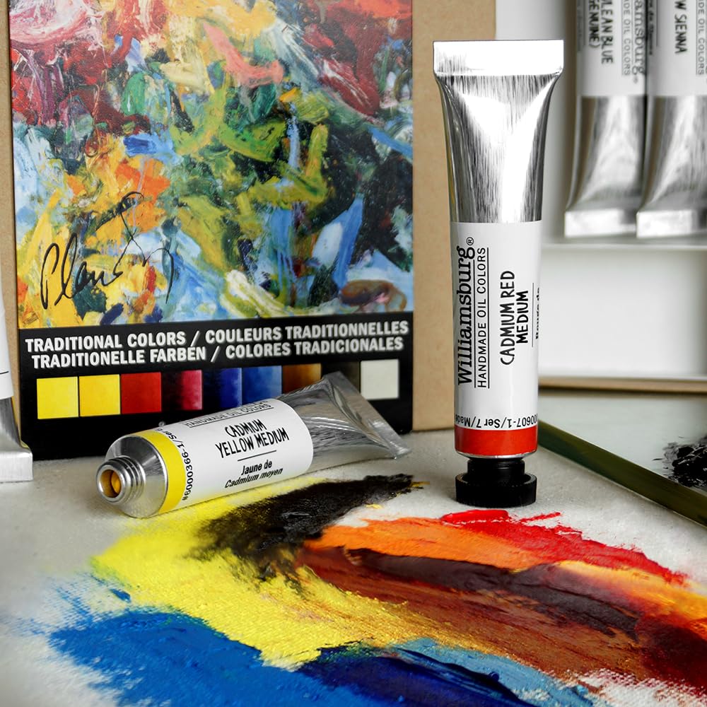 Williamsburg Artist Oil Colors by GOLDEN, Traditional 11ml Set Williamsburg