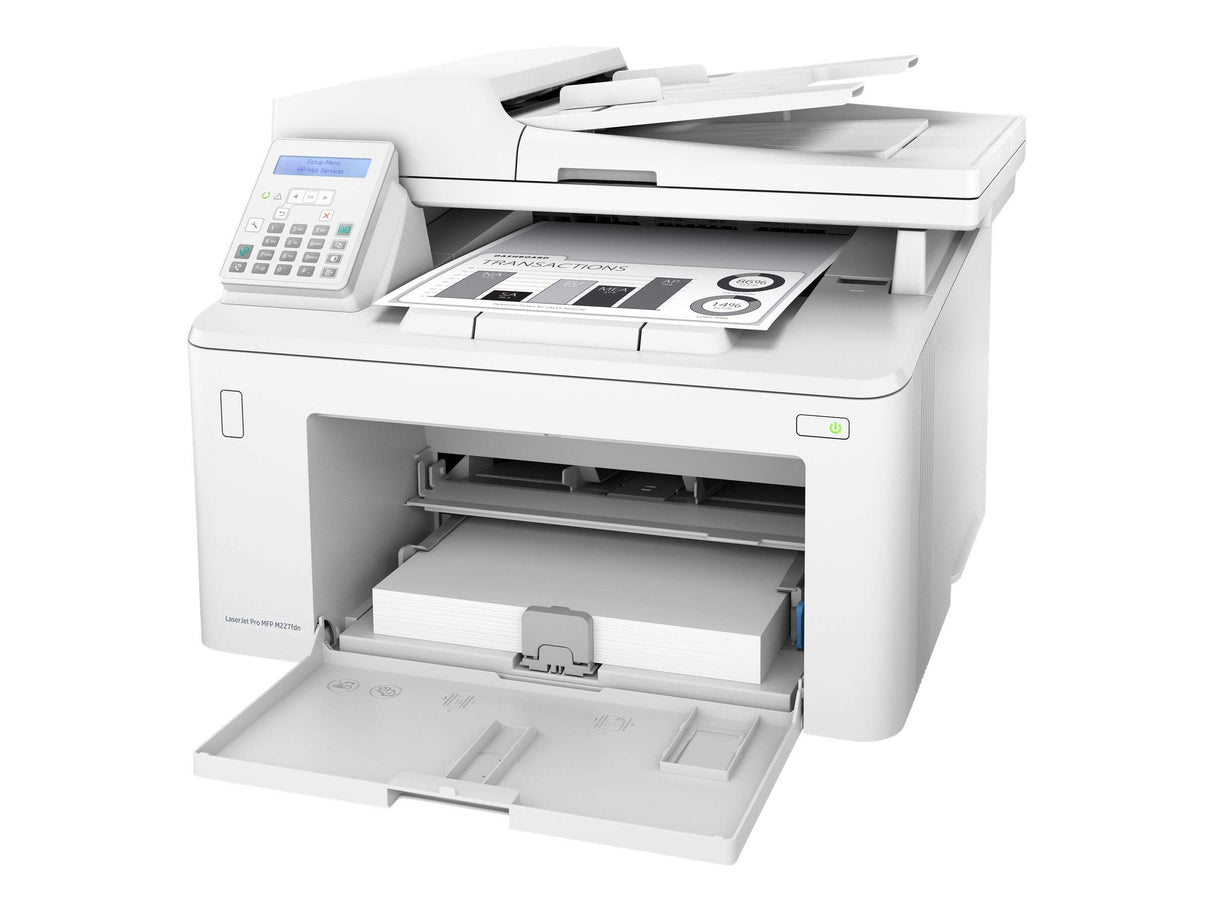 HP LaserJet Pro MFP M227fdn Monochrome All-in-One Printer with built-in Ethernet & 2-sided printing, (G3Q79A) HP