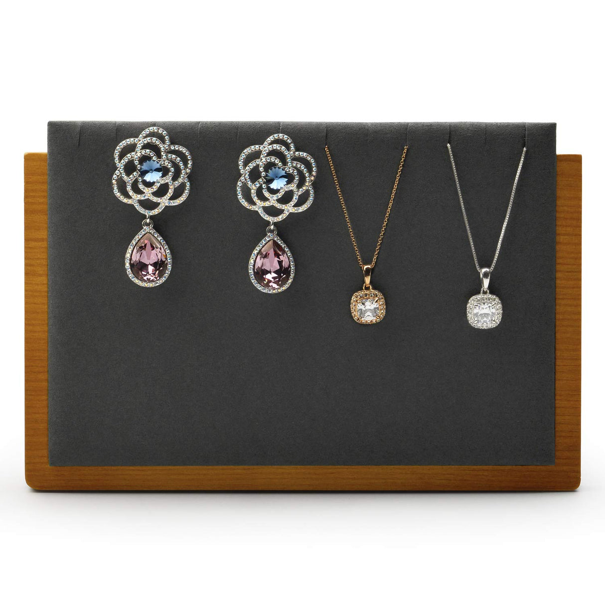 Woodten Jewelry Tray Solid Wood Display Stand Necklace Organizer Display Props Tray WSM (WSM02702) Woodten