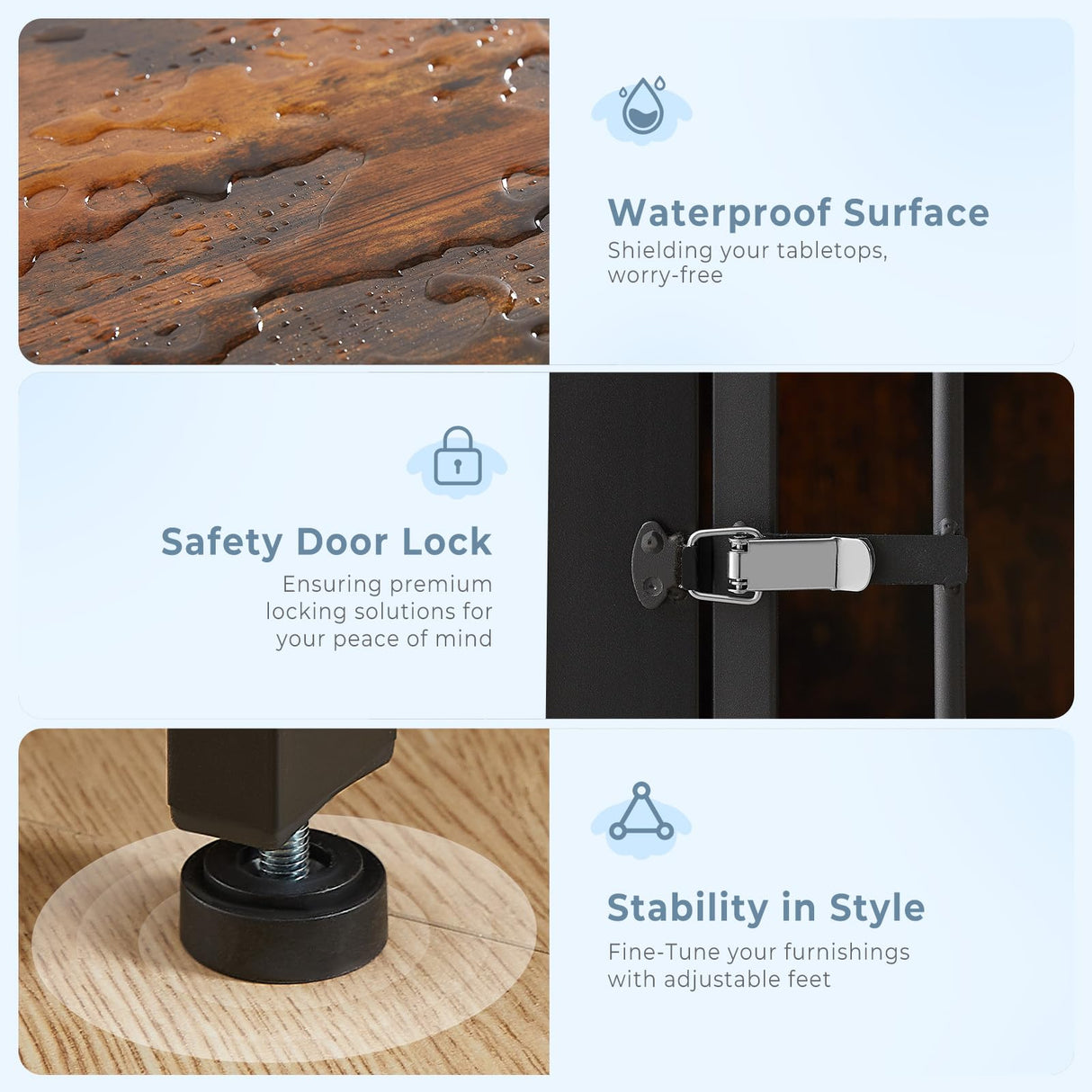 Lyromix 86.62''Dog Crate Furniture Large Breed TV Stand for 2 Dogs with Double Rooms,Wooden Dog Kennel Dog Crate End Table with Removable Divider for Large Medium Dogs, Can Use Separately, Brown Lyromix