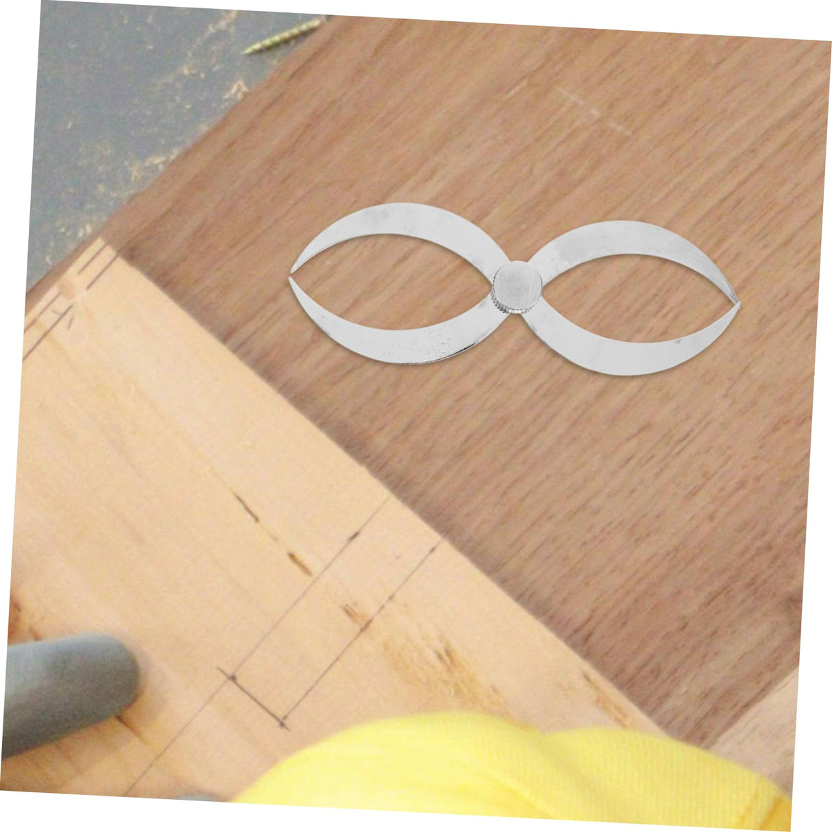 Alipis Woodturning Measurement Aid Compact Caliper Stainless Steel for Gap Thickness Measuring Alipis