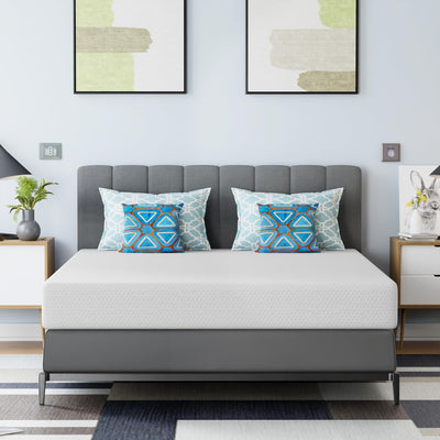 FDW 5 Inch Bamboo Charcoal King Cooling Gel Memory Foam Mattress/Breathable Bed Mattress/Medium-Firm/Pressure Relief/CertiPUR-US Certified/Mattress in a Box, King