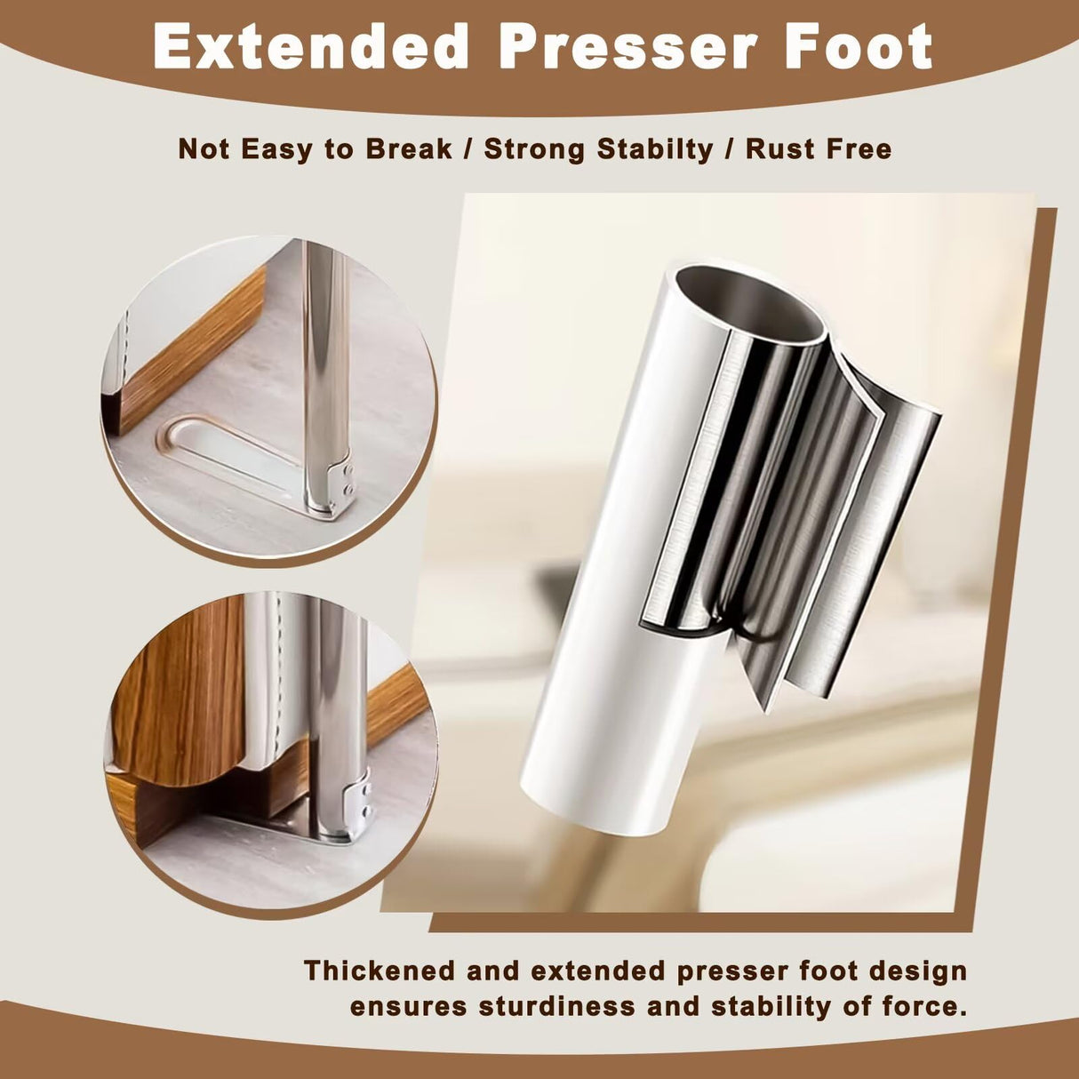 Canopy Bed Frame Queen Size, Thicken Stainless Steel Canopy Bed Frame, Bed Post Poles with Metal Connectors for Mosquito Curtains, Bedroom Decor Mosqutent