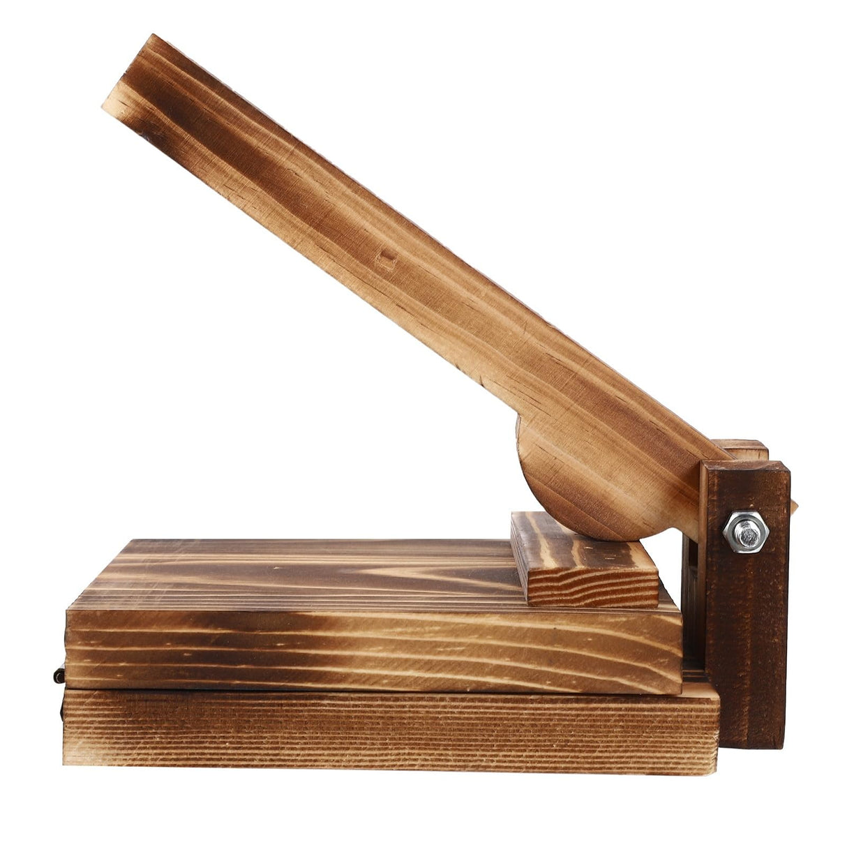 Amosfun Wooden Tortilla Press Maker Wooden Dough Presser Tool Large Roti Maker Dumpling Wrapper Mold for Homemade Tortilla, Roti,Taco,Dough Press Brown Amosfun