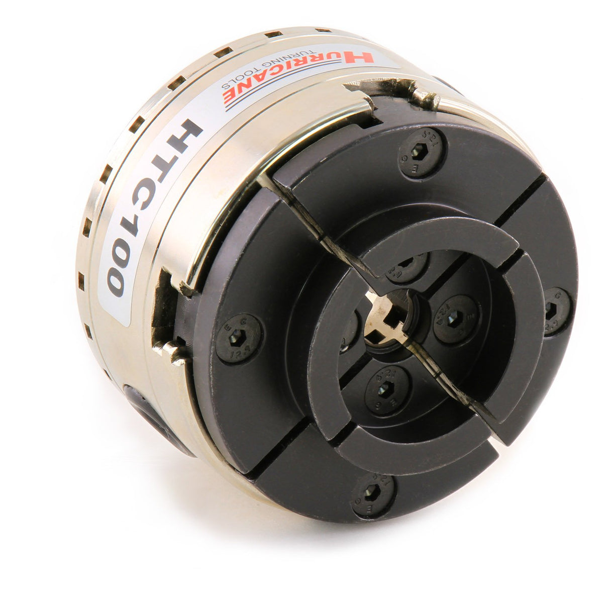 Hurricane Turning Tools, HTC100, 4" Four Jaw Woodturning Chuck Kit, with 1 "x 8 TPI Insert and Dovetail Jaws, for Wood Lathes Hurricane Turning Tools