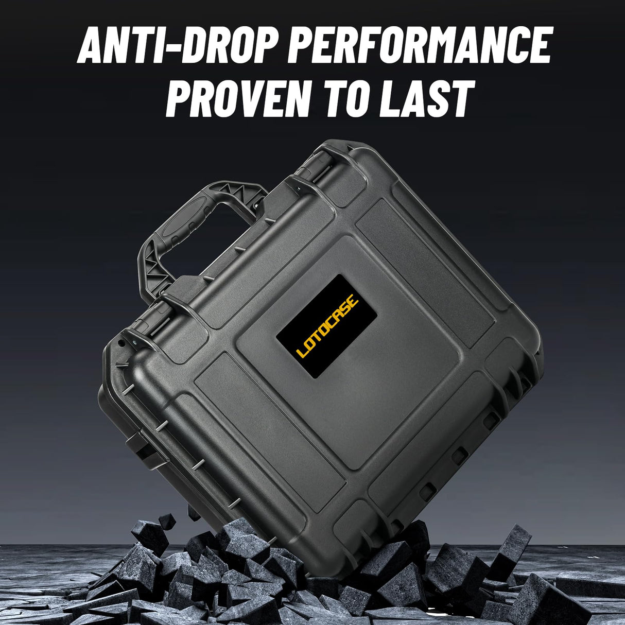 Hard Case for Dewalt Router - Tool Bag for Dewalt 20V Max XR Cordless Woodworking Router Tool, Waterproof & Shockproof Box for Dewalt 20v Router Brushless DCW600B | Battery & Charger (Case Only) LOTOCASE