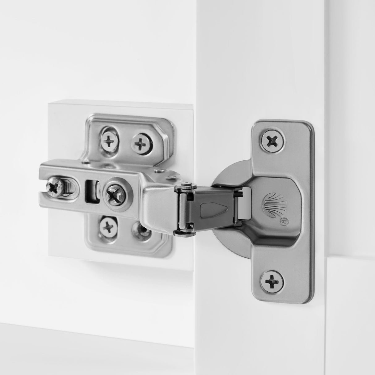 Yaheetech 24" Modern Bathroom Vanity with Sink, Bathroom Sink Cabinet with Rectangular Ceramic Basin, Bathroom Vanities Cabinet with 2 Doors and 1 Open Shelf, White Yaheetech