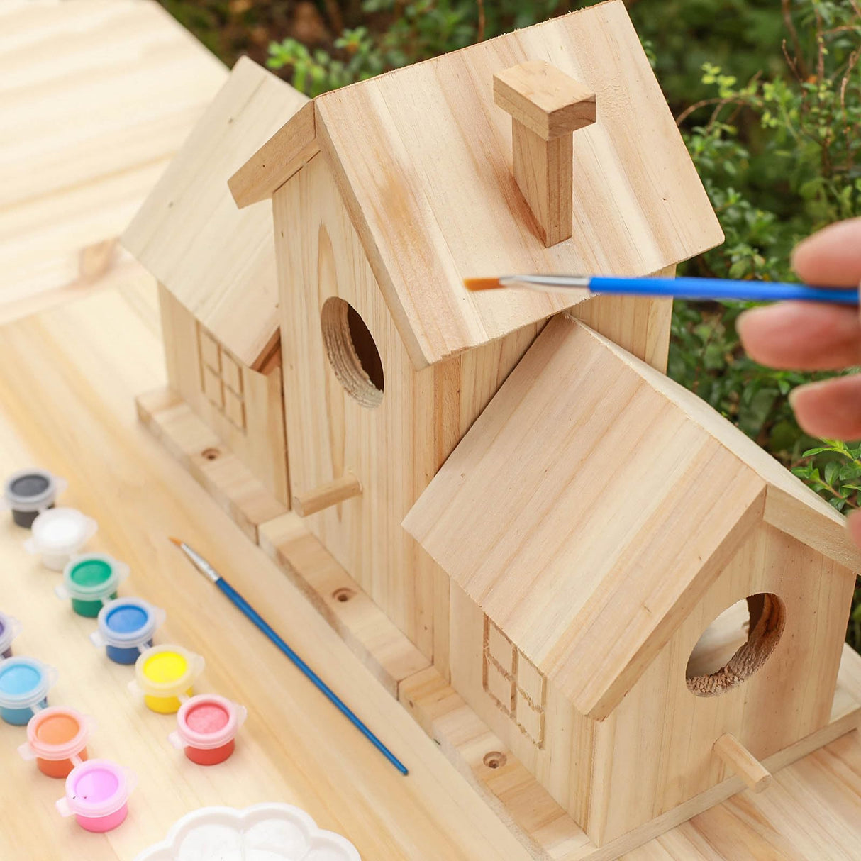 Wooden Bird House Kit,Outdoor Hanging DIY Birdhouse Kit for Kids Woodcraft,Bird Houses for Outside. RHSLRL