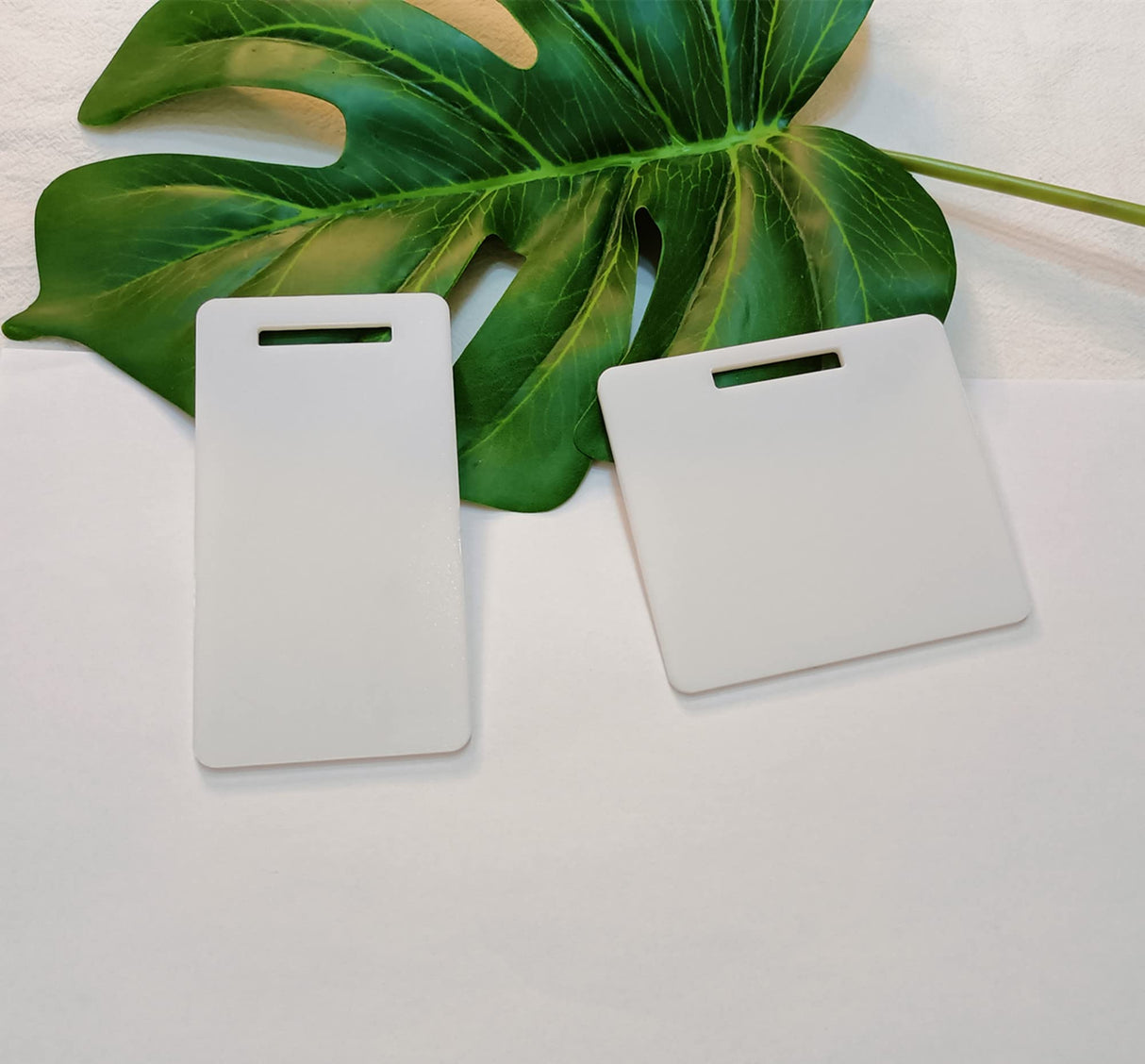 1/8" DIY RN Acrylic Badge Buddy Blanks,Set of 10 Horizontal & Horizontal Sublimation Badge Blank, Acrylic Medical Badge Decoration (White) MEYA