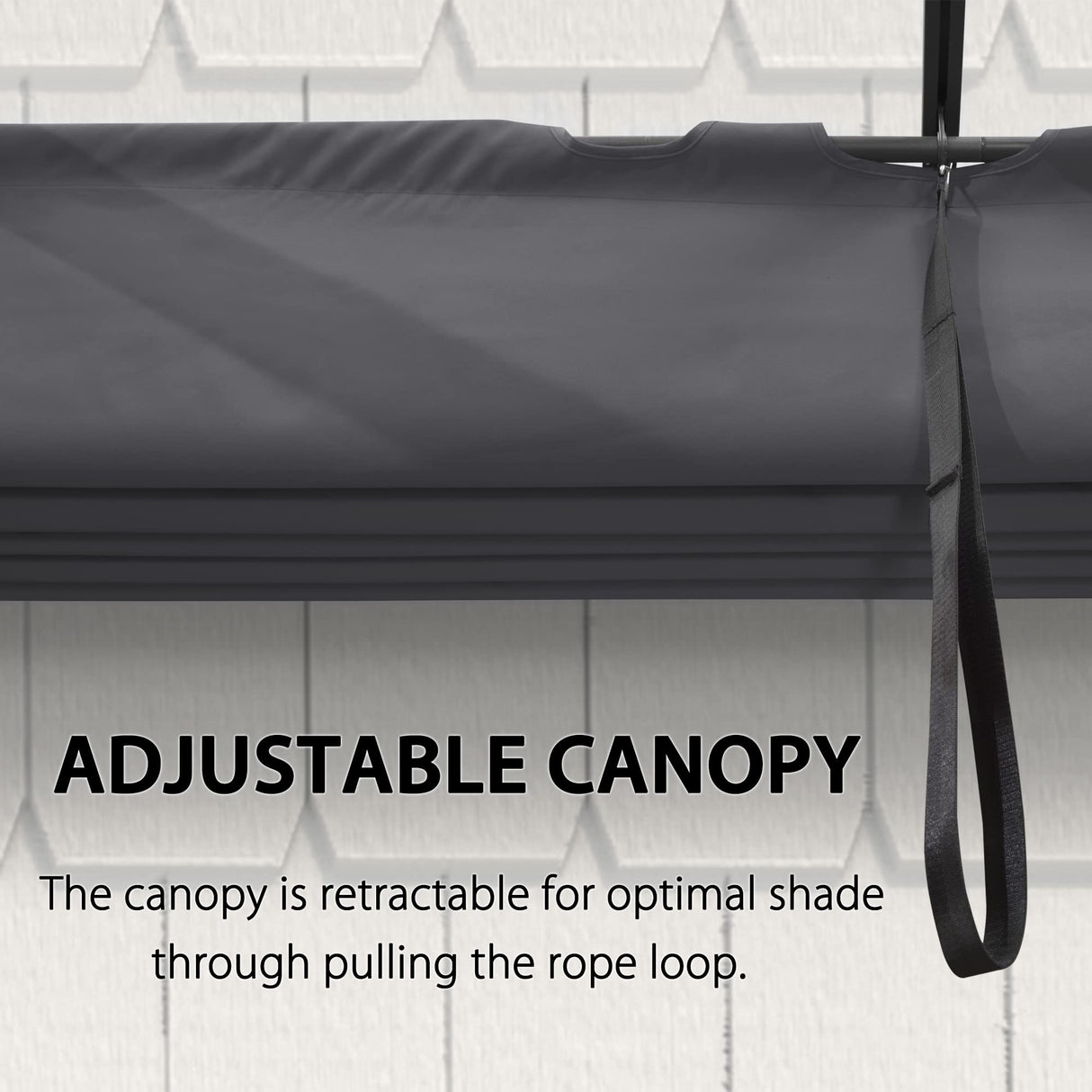 PURPLE LEAF 9.5' X 13' Outdoor Retractable Pergola Against The Wall with Shade Canopy Patio Aluminum Shelter for Porch Garden Pavilion Grill Gazebo Modern Backyard Metal Grape Trellis Pergola, Gray PURPLE LEAF