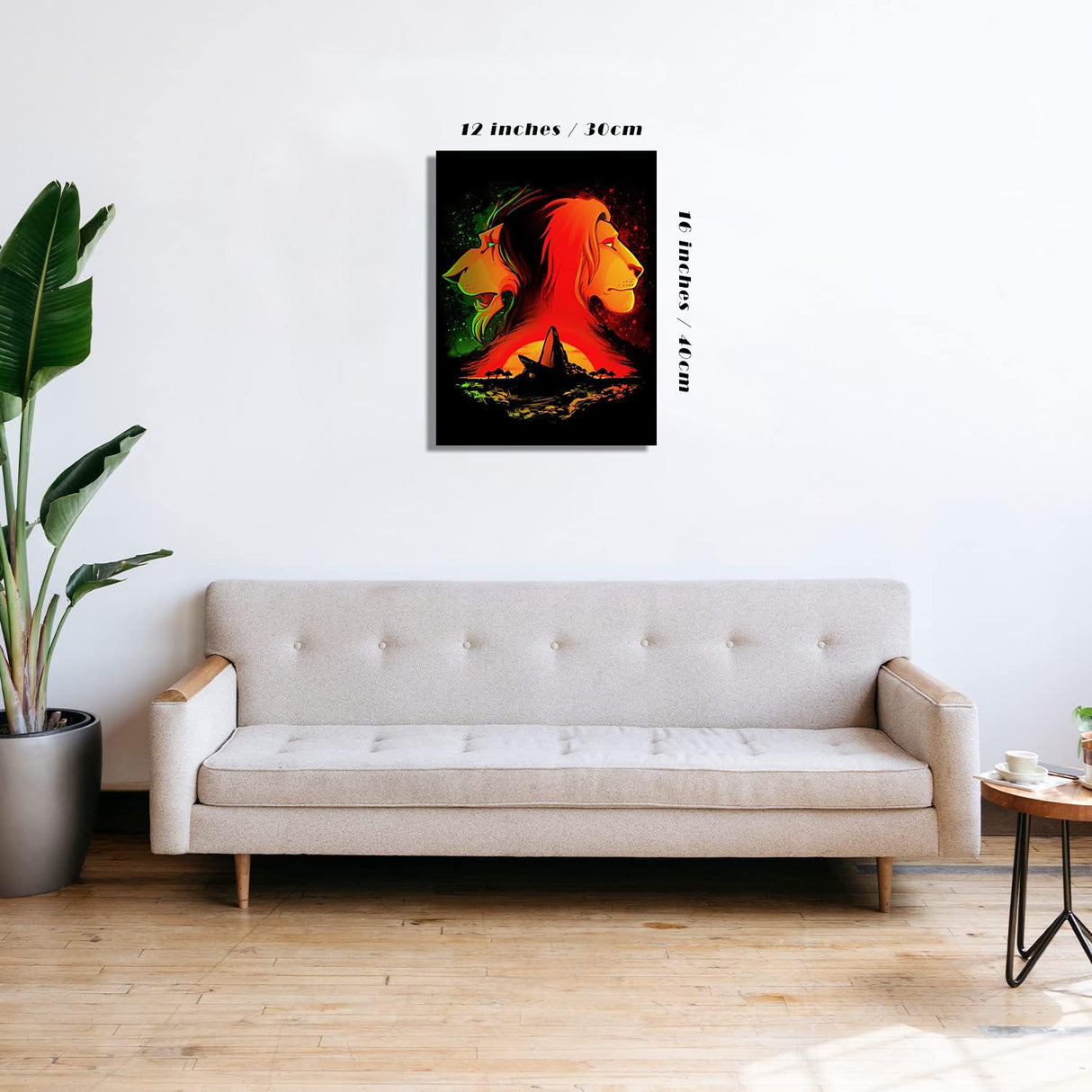 Youtheart Painting with Diamonds Lion Diamond Art, 5D Full Drill Cross Stitch Embroidery Kit Youtheart