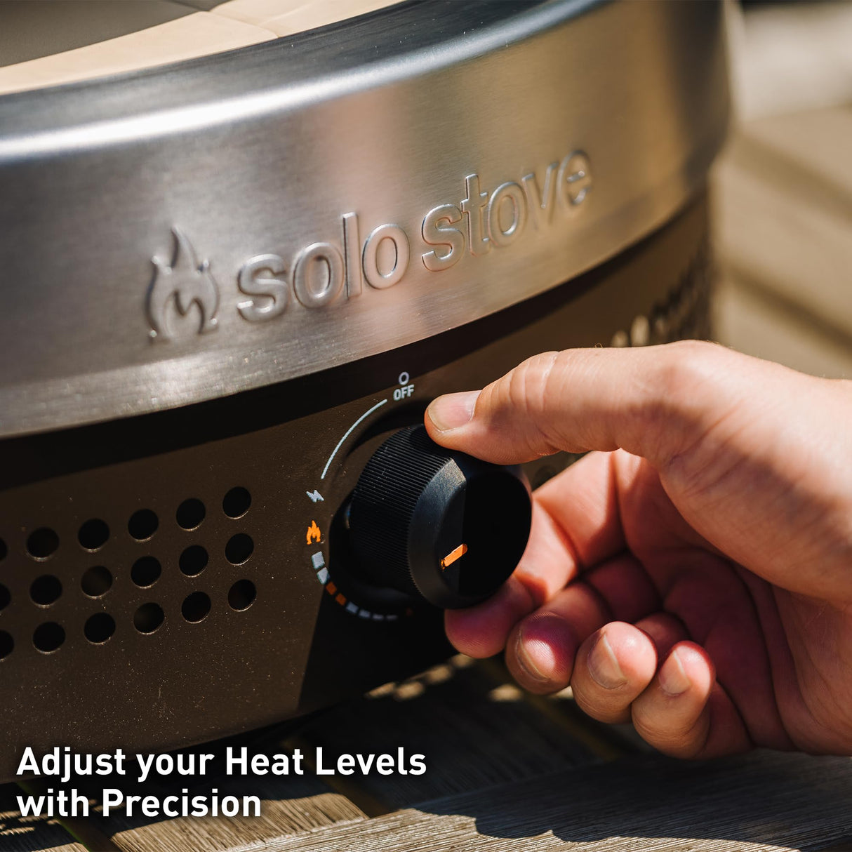 Solo Stove Pi Prime Pizza Oven Outdoor - Gas Pizza Oven Propane - Portable Pizza Oven with Cordierite Stone Cooking Surface - Demi-Dome Design - Wide-Mouthed Opening - Stainless Steel Solo Stove