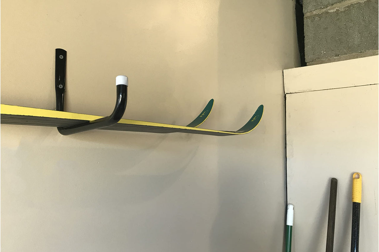 Shepherd Hardware 8091E Heavy Duty Steel 10-Inch Garage Storage Utility Hooks, 4 Pack, Black Shepherd Hardware