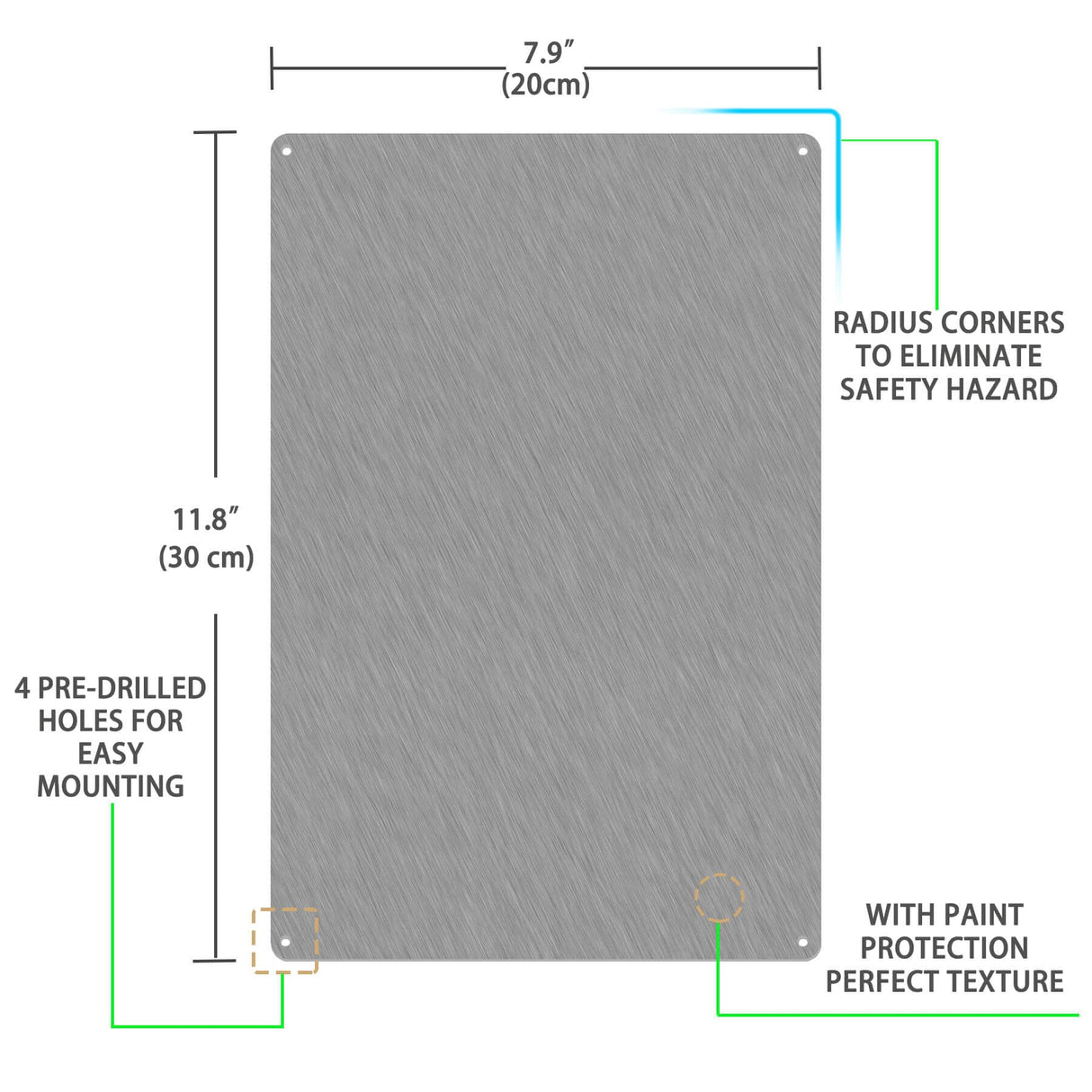 Wallors BBQ Smoker Accessories, Meat Temperature & BBQ Smoker Guide Sign, Smoker & Pellet Grill Smoker Grill Meat Smoking Accessories, Meat Time & Temp Guide Metal Gift 12x8 Inch Wallors