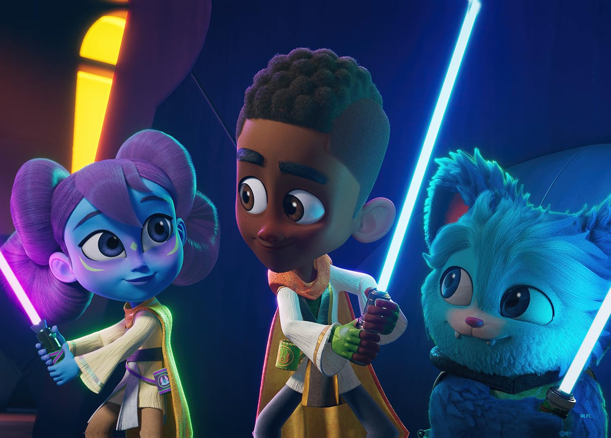 Buffalo Games - Star Wars - 4 X 1 Kids Multipack - Young Jedi Adventures Multipack - Multi Piece Jigsaw Puzzle for Adults -Challenging Puzzle Perfect for Game Nights Buffalo Games