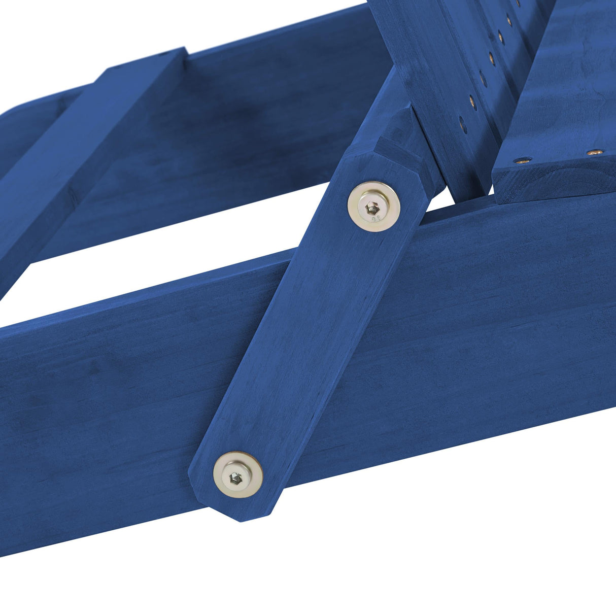 Yaheetech Folding Adirondack Chair Set of 4 Outdoor, 300LBS Solid Wood Garden Chair Weather Resistant, Fire Pit Lounge Chairs for Garden/Yard/Patio/Lawn, Blue Yaheetech