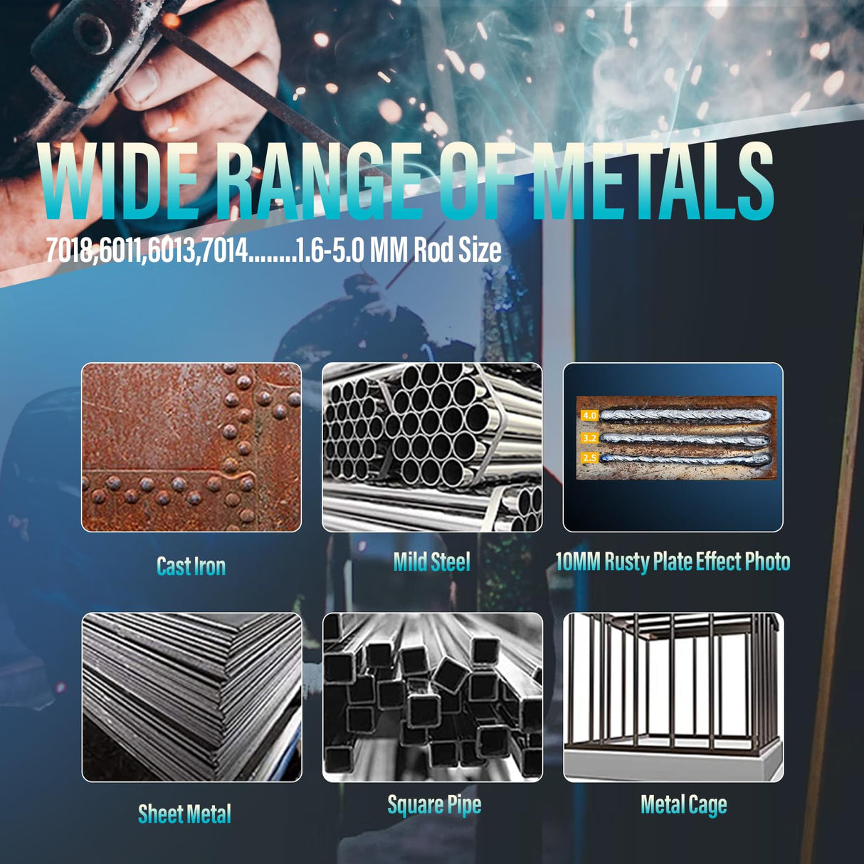 ARC Welder, 200Amp 110V Welding Machine IGBT Inverter Hot Start Portable Welder With LCD Display, Fits 4.2 MM Welding Rod Equipment With Accessories Hiweld